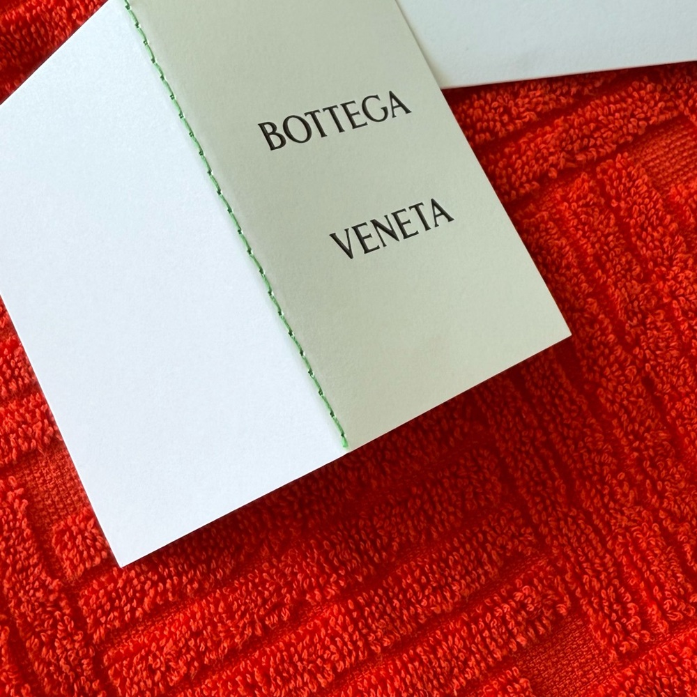 Bottega Veneta Intrecciato cotton beach towel